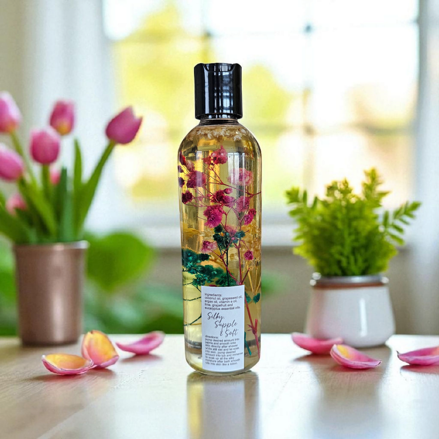 Morning Sunshine Shower and Bath Oil (8oz) / Huile de Douche et de Bain Rayon de Soleil du Matin (240 ml)