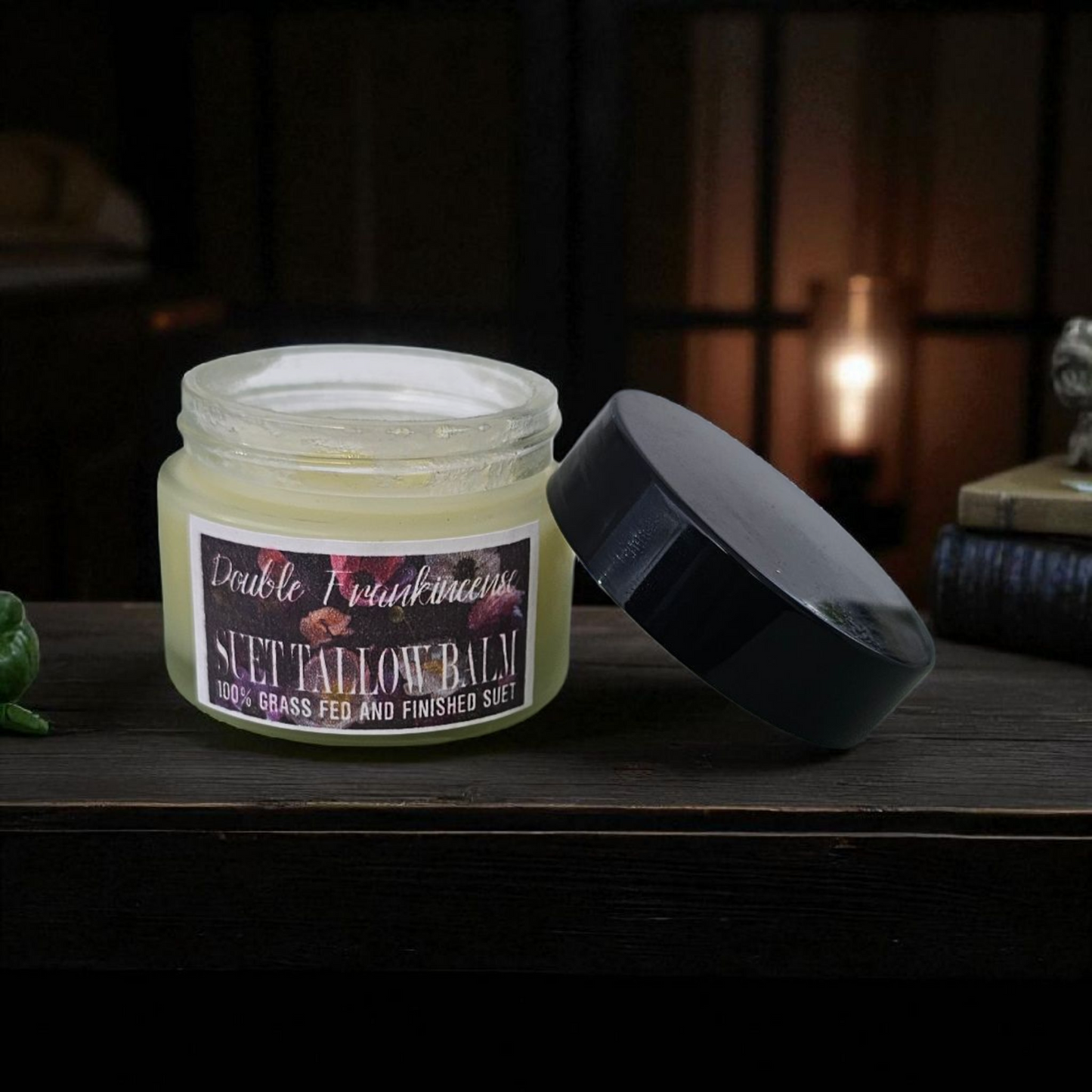 Double Frankincense Suet Beef Tallow Facial Balm/ Baume facial au suif de bœuf, au double encens
