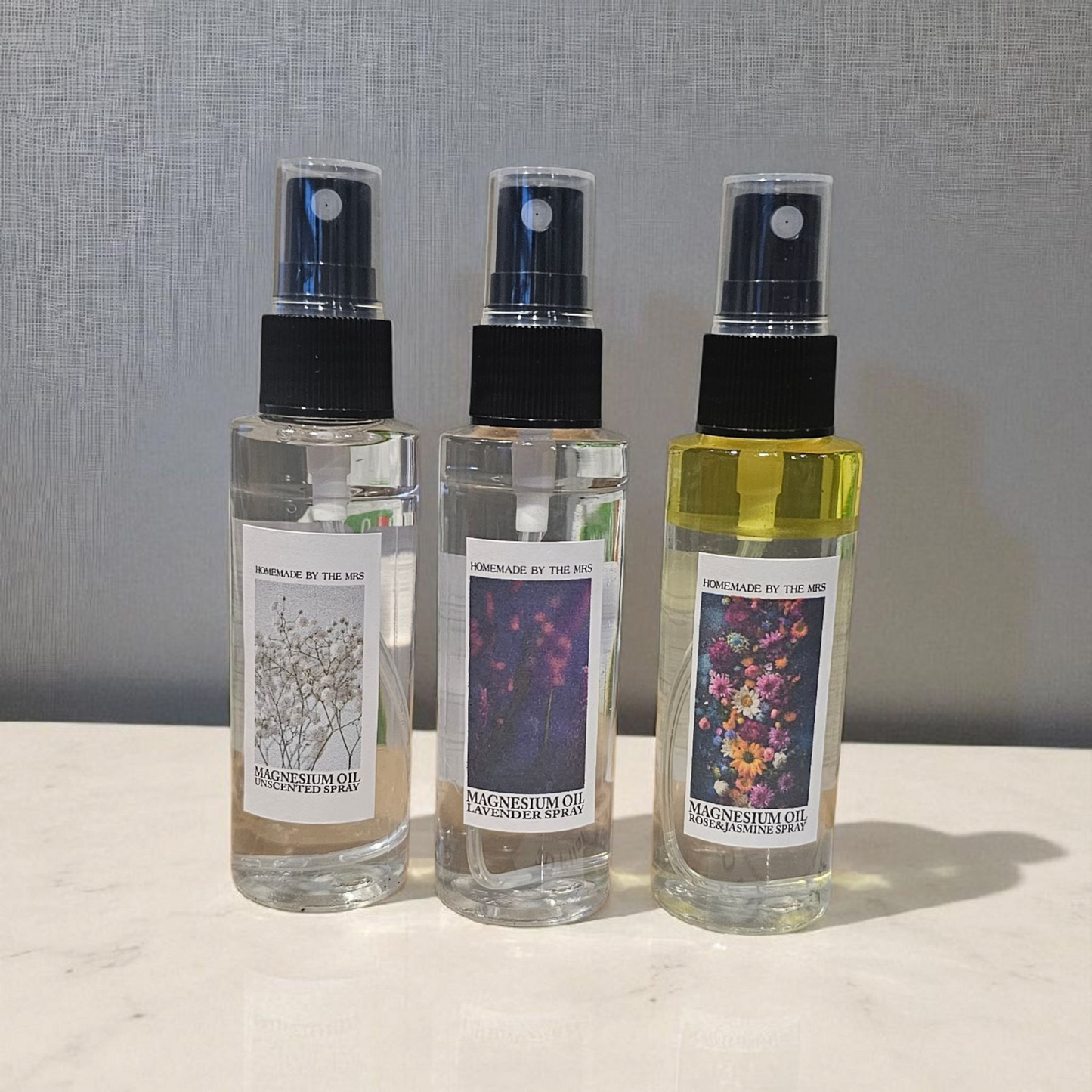 Magnesium Oil Spray Unscented (2oz Clear Spray Bottle)