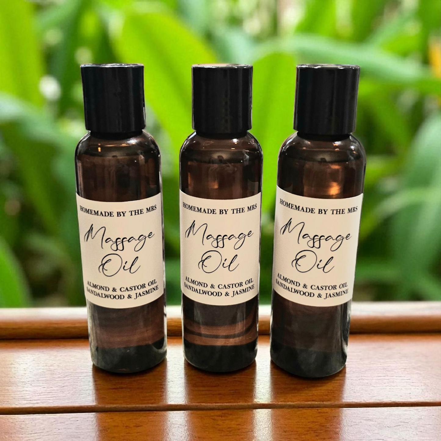 Almond & Castor Oil Sandalwood and Jasmine Massage Oil