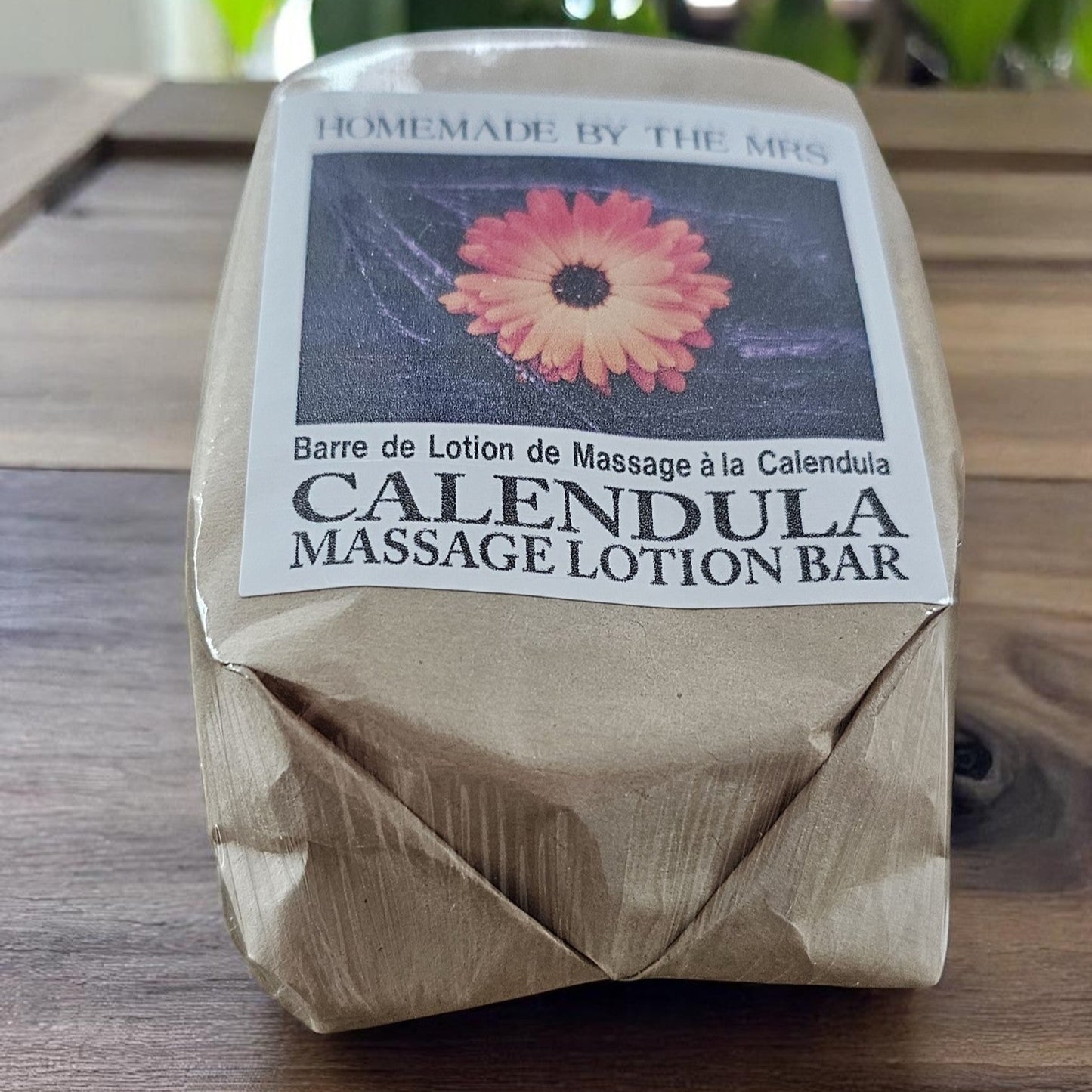 Calendula Lotion Massage Bar / Barre de Massage Hydratante au Calendula