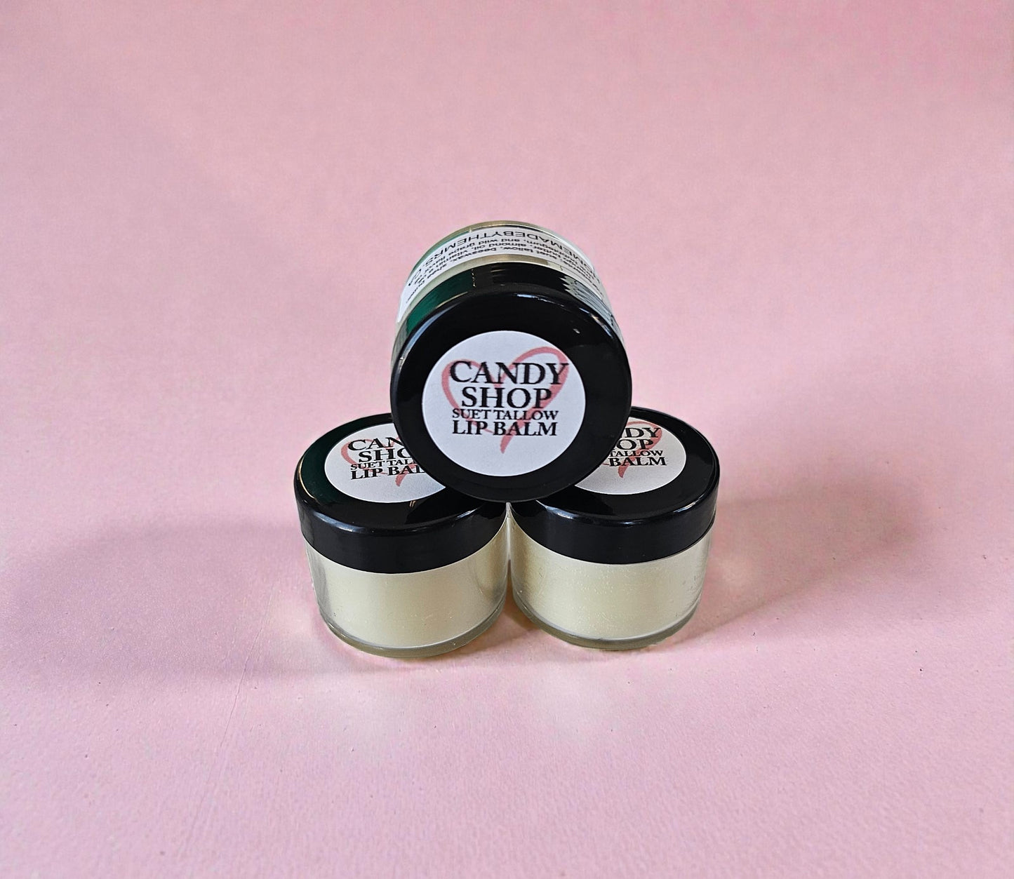 Suet Tallow Lip Balm (Candy Shop) 1oz container
