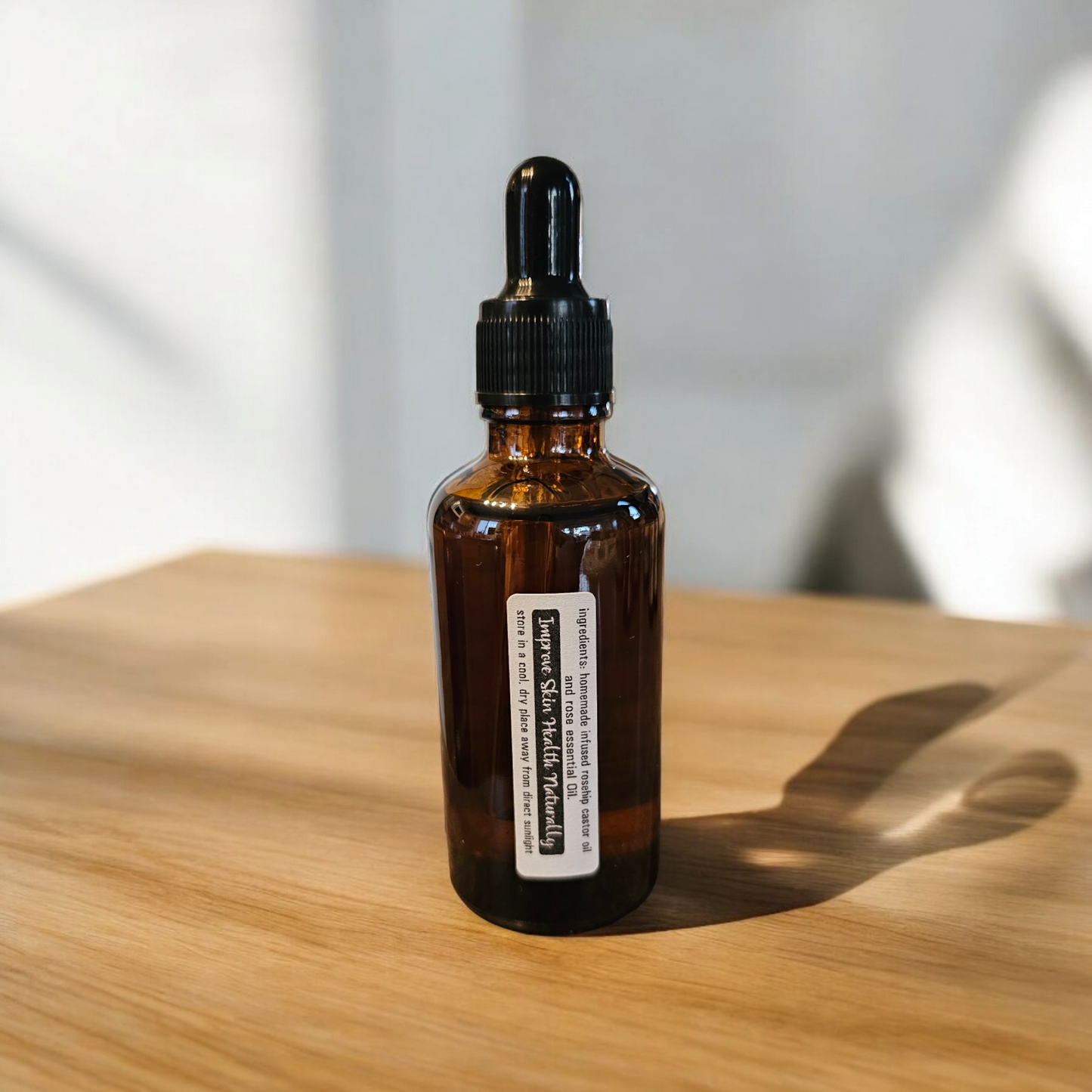 Rosehip Castor Infused Oil / Huile infusée à la rose musquée et au ricin