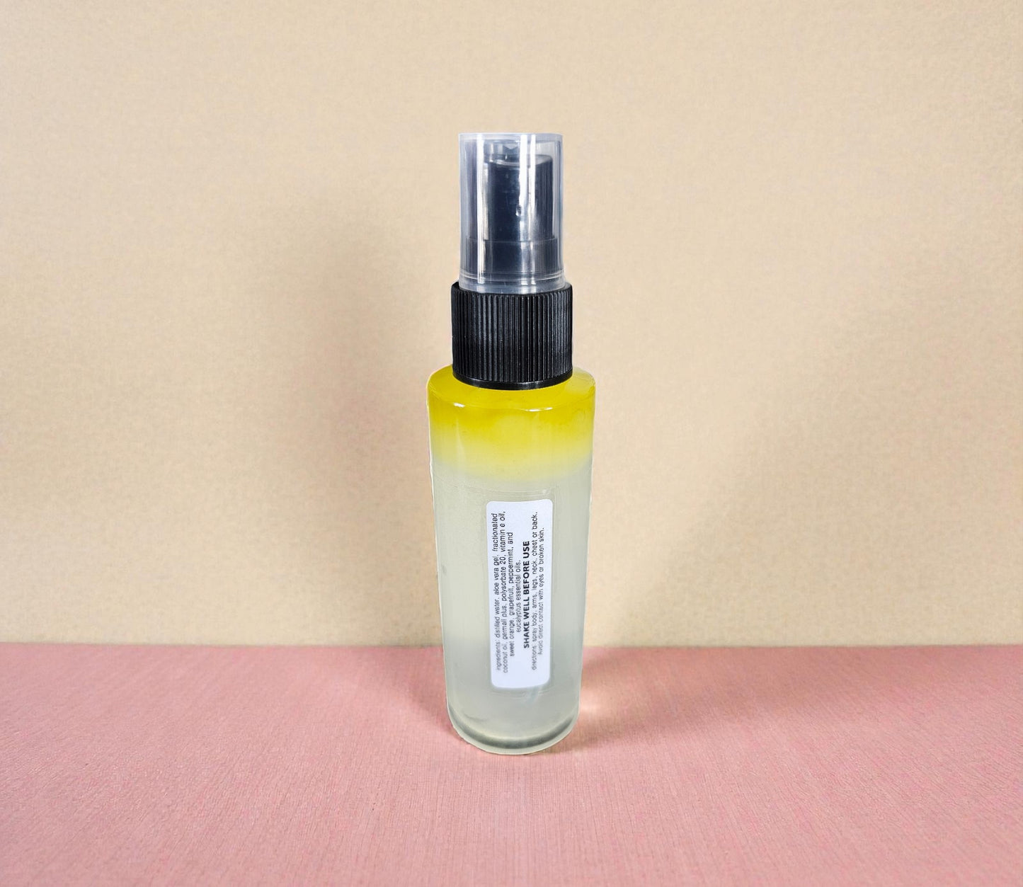 Cooling Mist Spray (2oz Clear Misting Bottle)