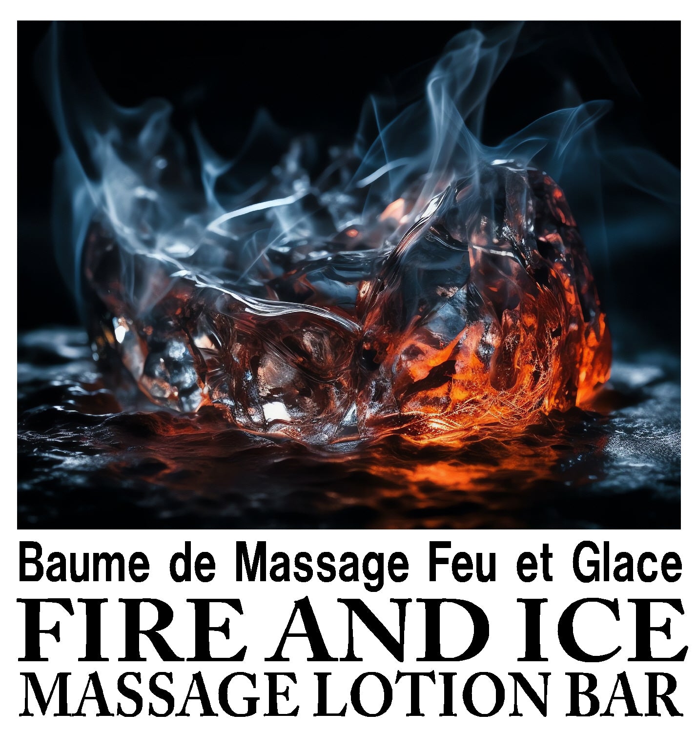 Fire and Ice Lotion Massage Bar / Barre de Massage Hydratante Feu et Glace