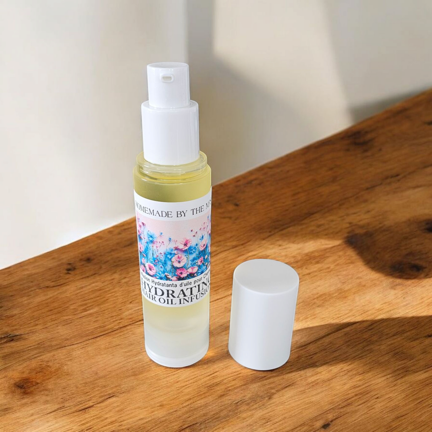 Hydrating Hair Oil (75ml Vacuum Pump Bottle) Huile Capillaire Hydratante (Flacon Pompe Sous Vide de 75 ml)