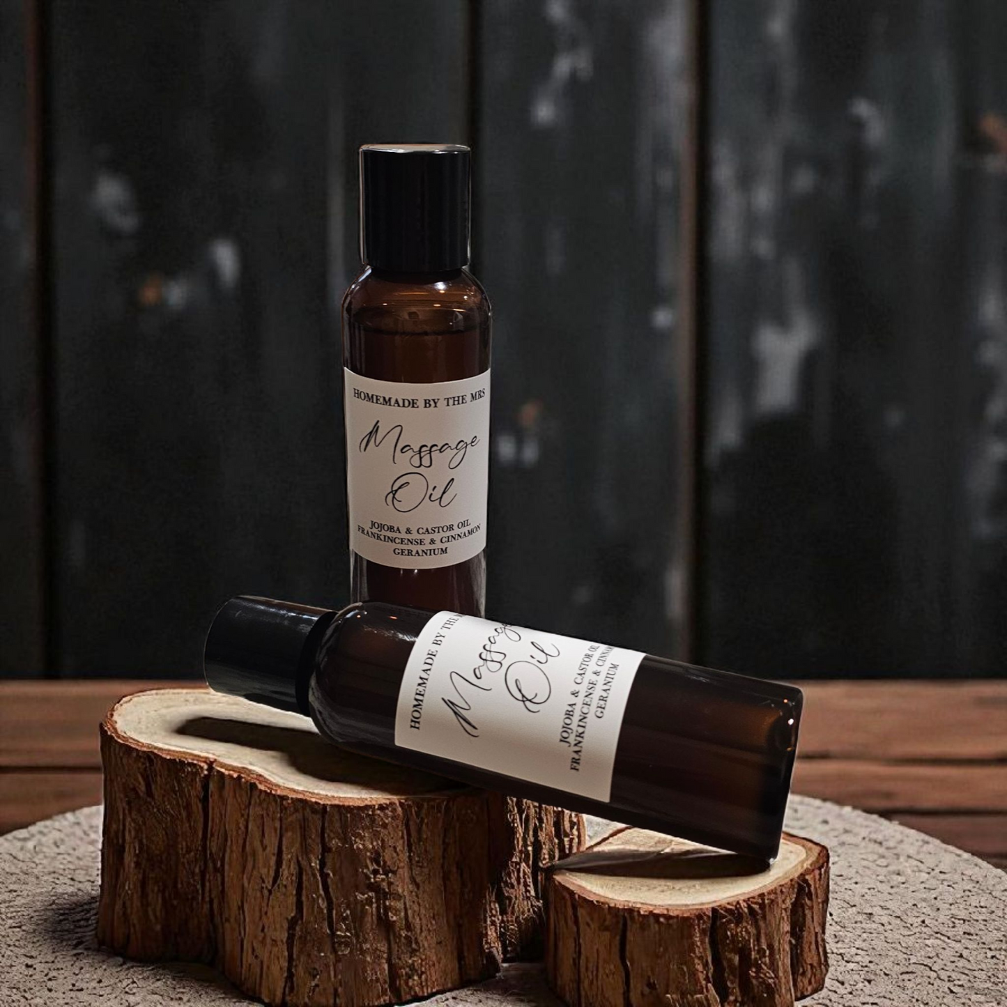 Jojoba & Castor Oil Frankincense, Cinnamon and Geranium Massage Oil