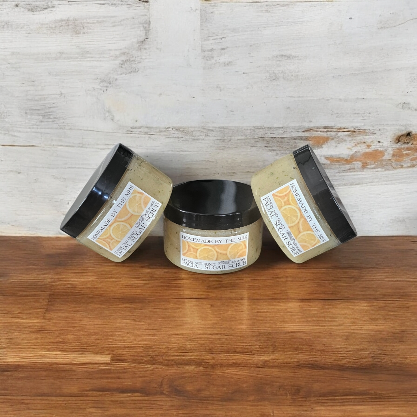 Lemon Honey Coconut Milk Facial Scrub 4oz / Gommage Visage Citron, Miel et Lait de Coco – 4oz