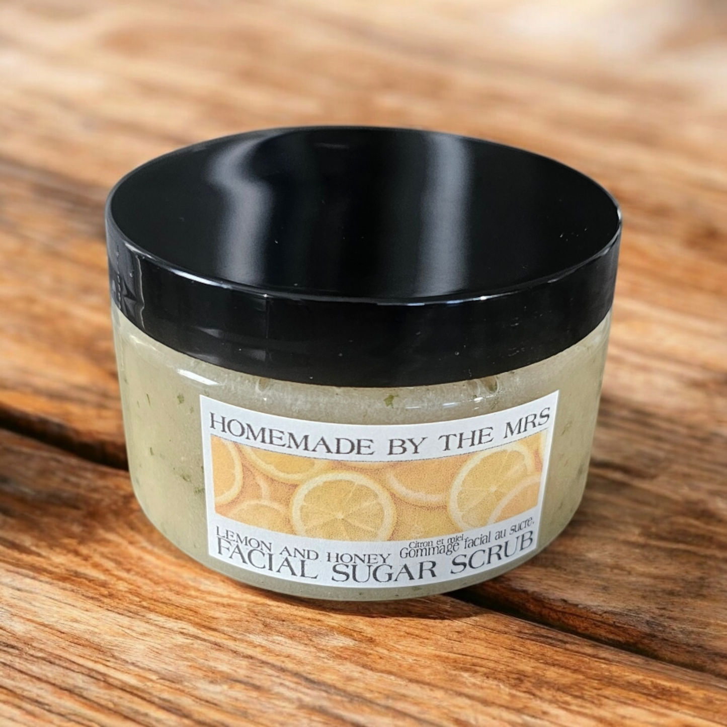 Lemon Honey Coconut Milk Facial Scrub 4oz / Gommage Visage Citron, Miel et Lait de Coco – 4oz