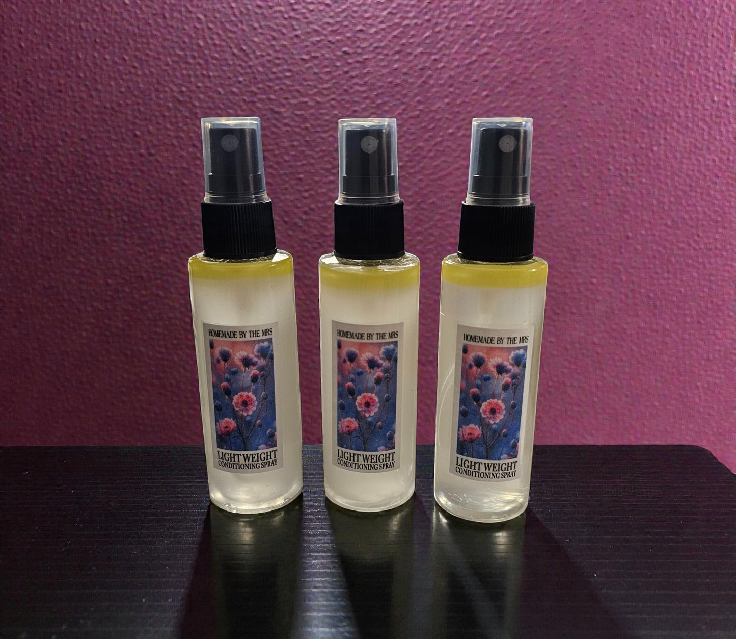 Hair Conditioning Spray (Light Weight) 2oz Clear Spray Bottle