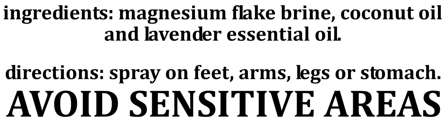 Magnesium Oil Spray Lavender (2oz) / Spray d’huile de magnésium à la lavande (2 oz)