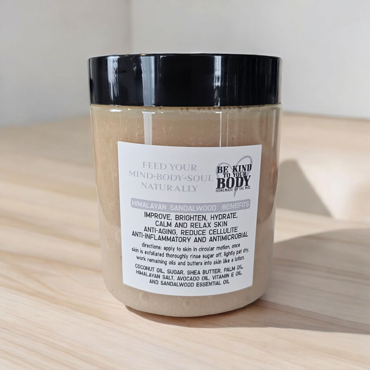 Himalayan Sandalwood Moisture Sugar Scrub Hand and Body / Gommage au sucre hydratant au bois de santal de l'Himalaya pour les mains et le corps