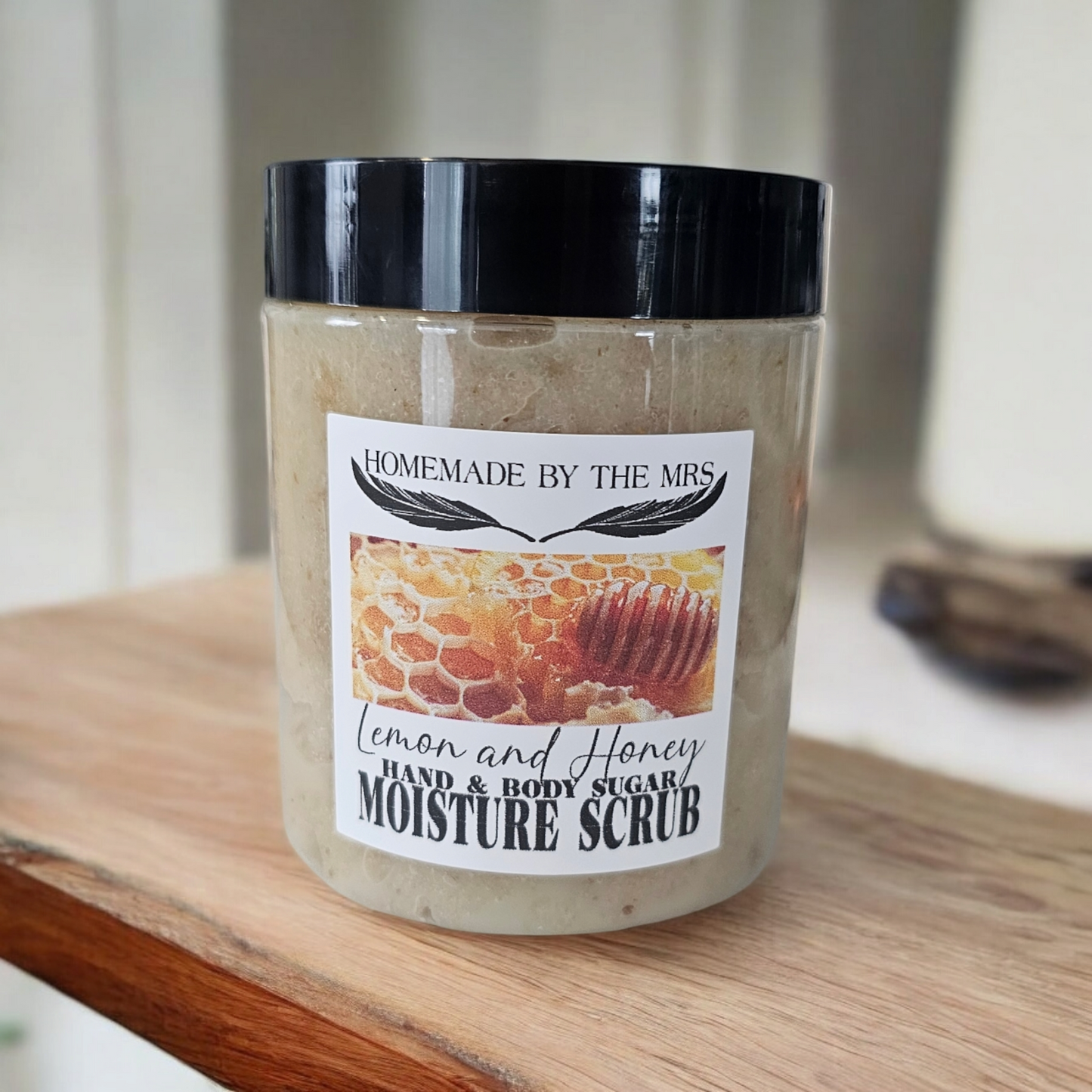 Lemon and Honey Moisture Sugar Scrub Hand and Body/ Gommage au sucre hydratant au citron et au miel pour les mains et le corps