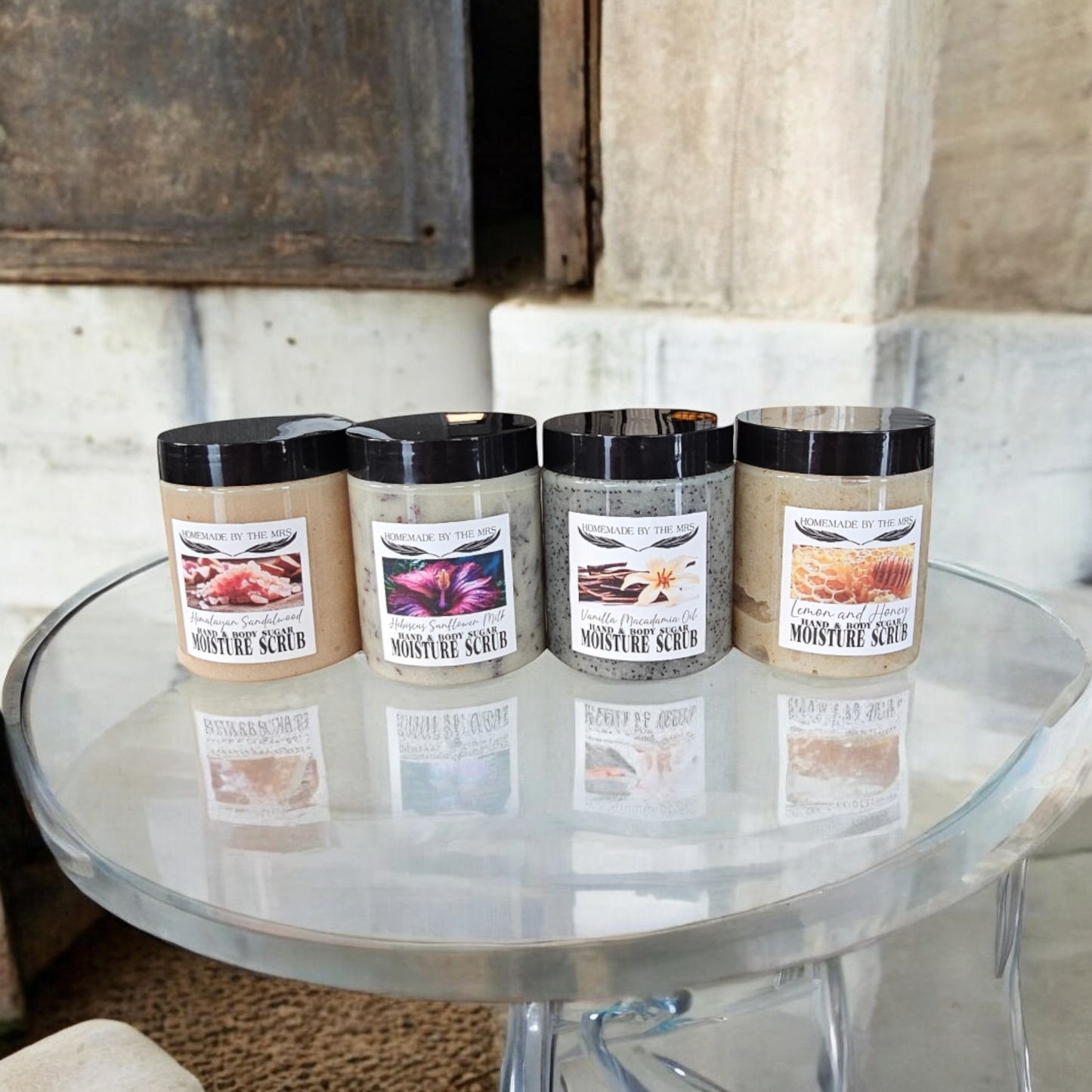 Hibiscus Sunflower Milk Moisture Sugar Scrub Hand and Body/ Gommage au sucre hydratant au lait d’hibiscus et de tournesol pour les mains et le corps