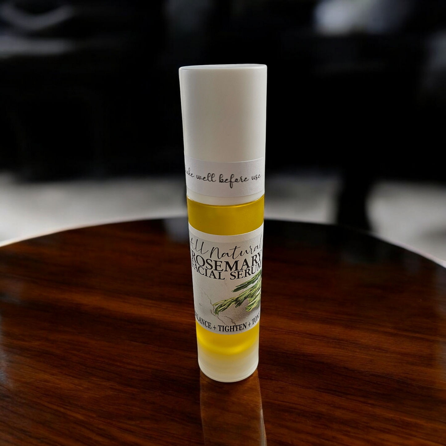 Rosemary Oil Facial Serum 100ml Airless Pump Bottle / Sérum Visage à l'Huile de Romarin – Flacon Airless 100ml