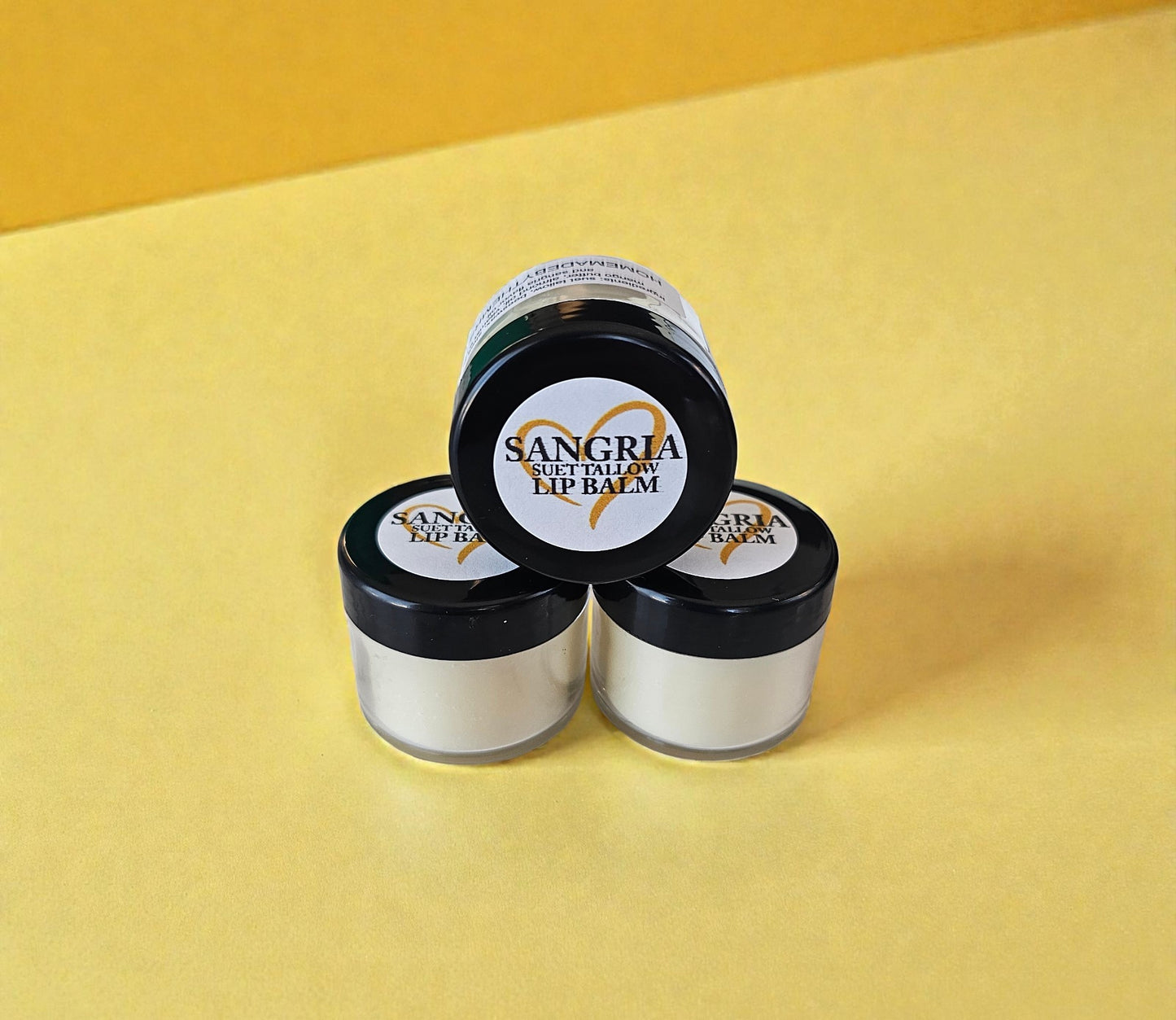 Suet Tallow Lip Balm (Sangria) 1oz container
