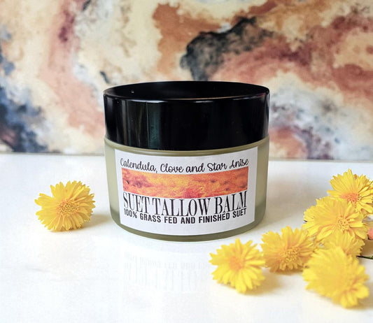 The Benefits of Our Calendula, Clove & Star Anise Suet Facial Tallow Balm