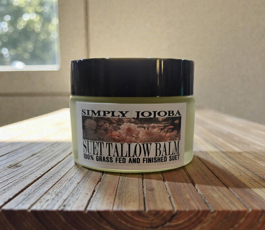 The Benefits of Our Simply Jojoba Suet 100% Grass-Fed & Finished Facial Tallow Balm