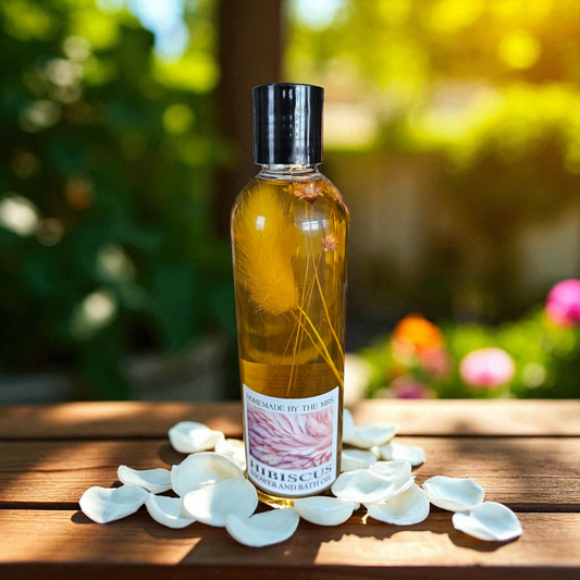 Hibiscus Shower and Bath Oil Moisturizer (8oz) / Huile Hydratante de Douche et de Bain à l’Hibiscus (240 ml)