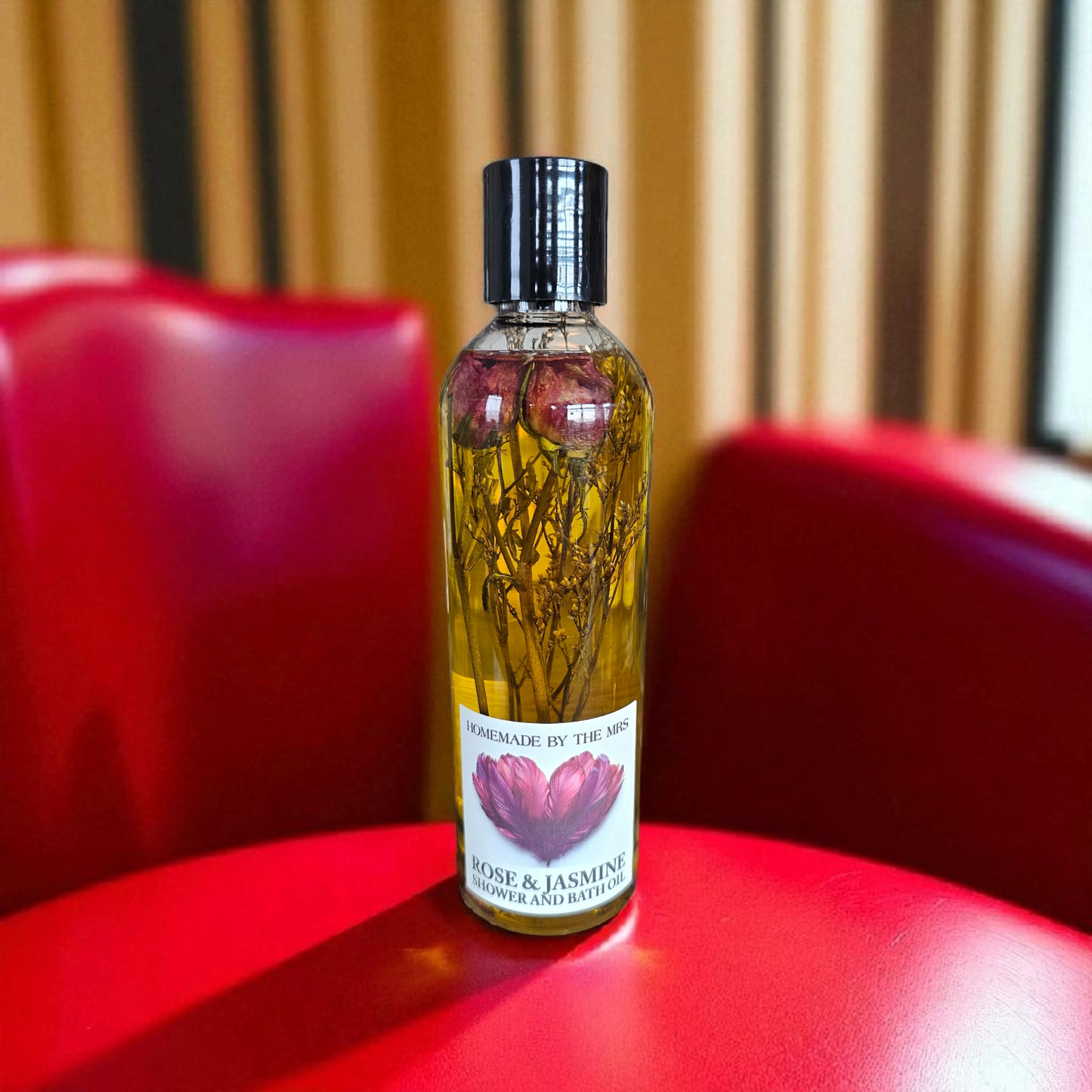 Rose and Jasmine Shower and Bath Oil (8oz) / Huile de douche et de bain à la rose et au jasmin (240 ml)