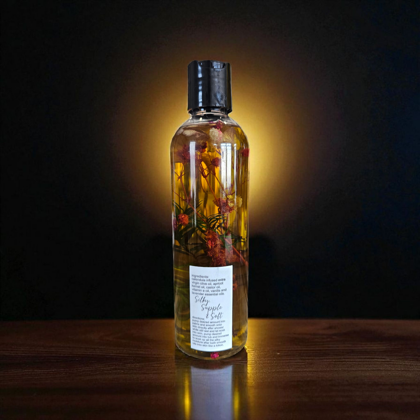 Lavender Vanilla Shower and Bath Oil Moisturizer (8oz) / Huile Hydratante de Douche et de Bain à la Lavande et à la Vanille (240 ml)