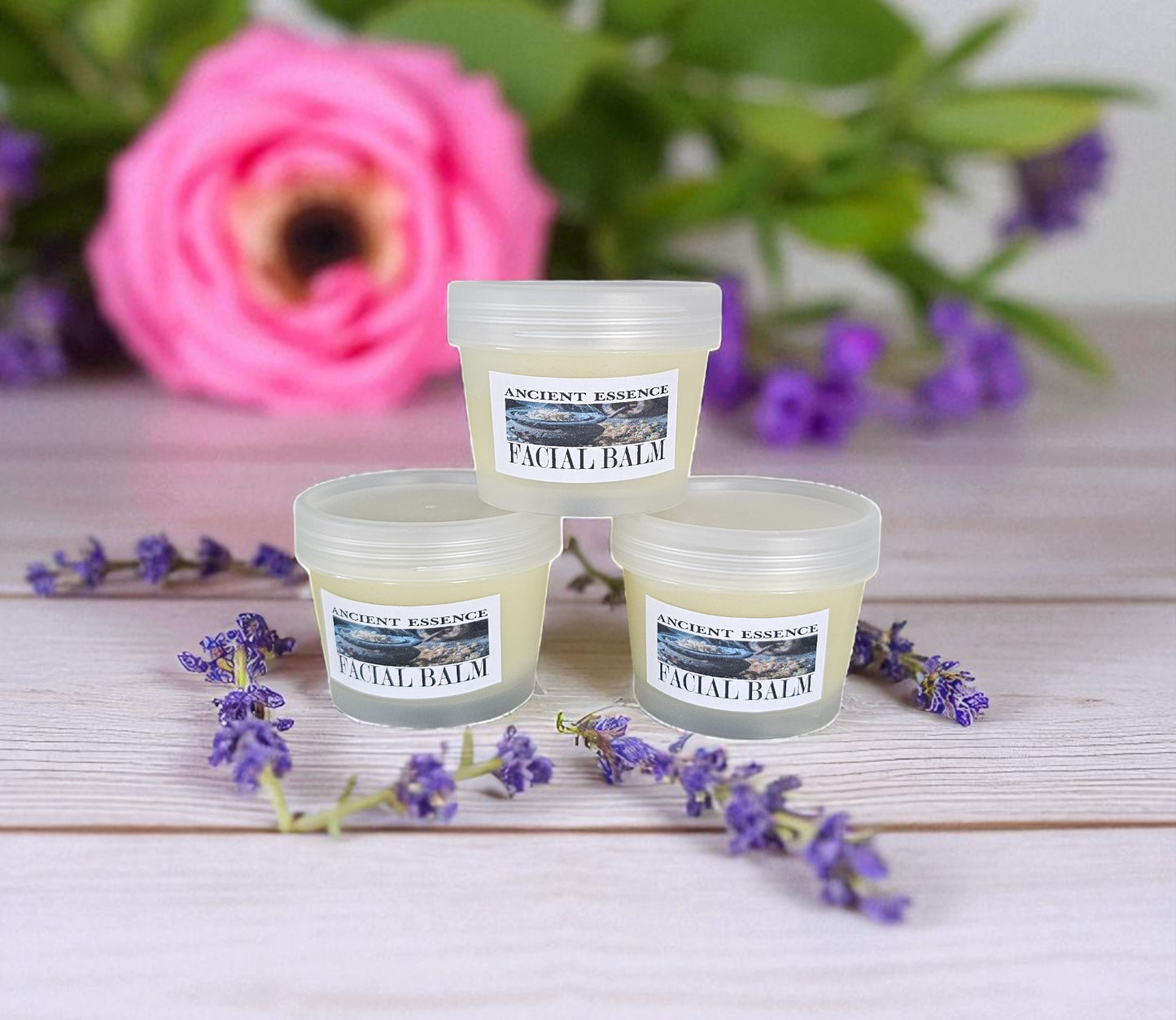 Ancient Essence Facial Balm (2oz frosted glass jar)