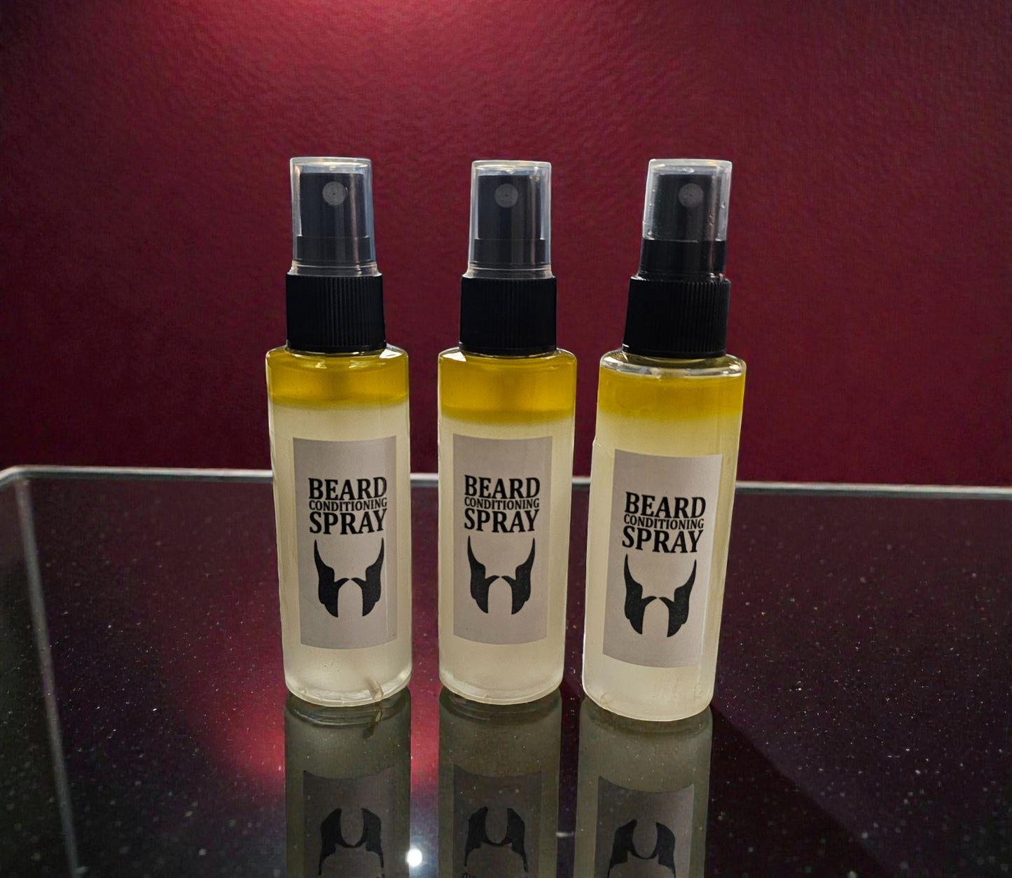 Beard Conditioning Spray - 2oz Clear spray Bottle