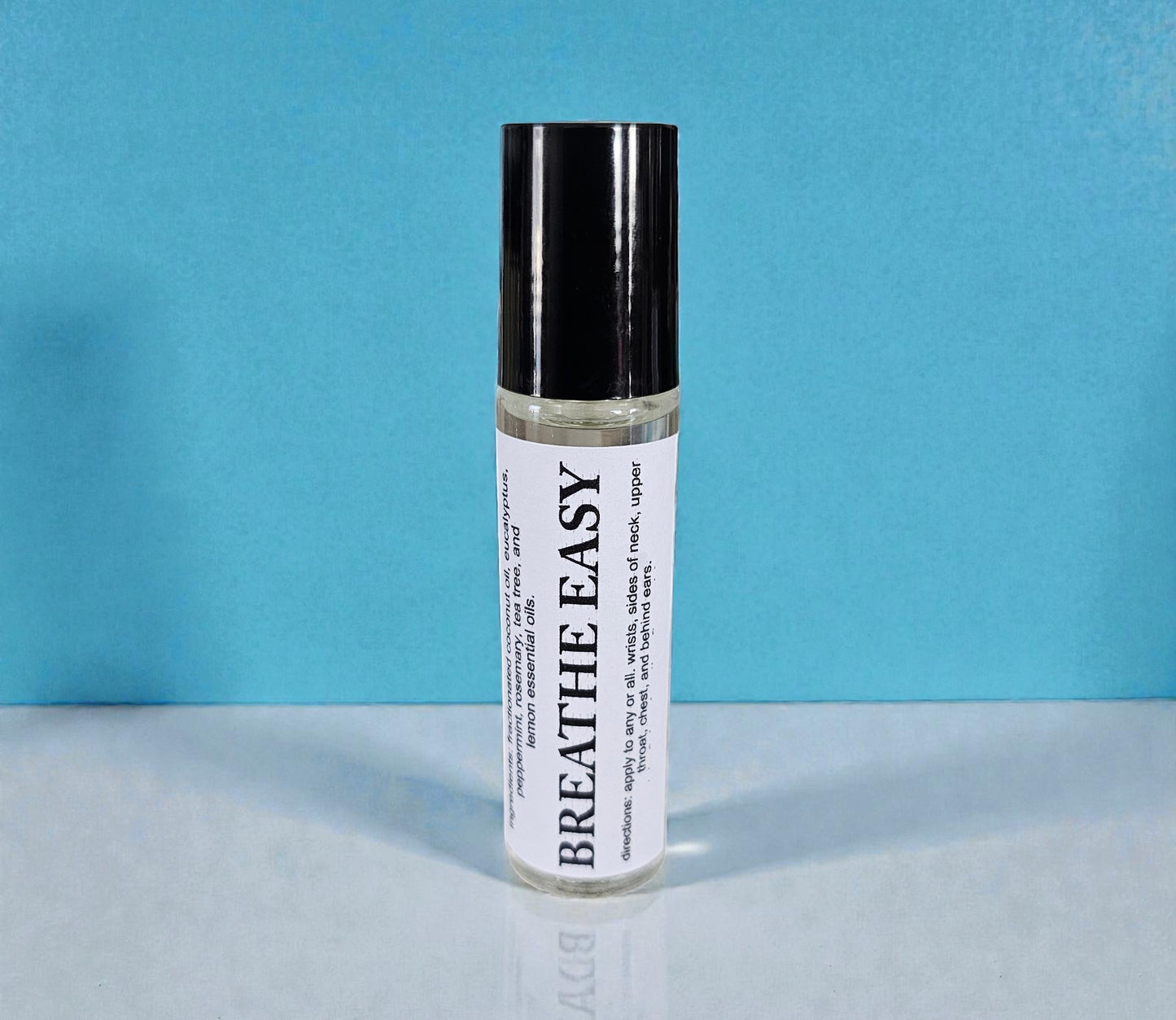 Botanical Wellness Rollers (Breathe Easy) 10ml Amber Roller Applicator