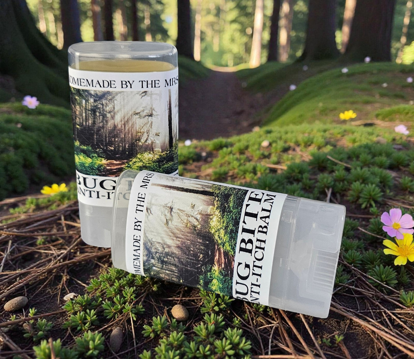 Bug Bite Balm (5ml Clear Applicator) Herbal Healing Infusion