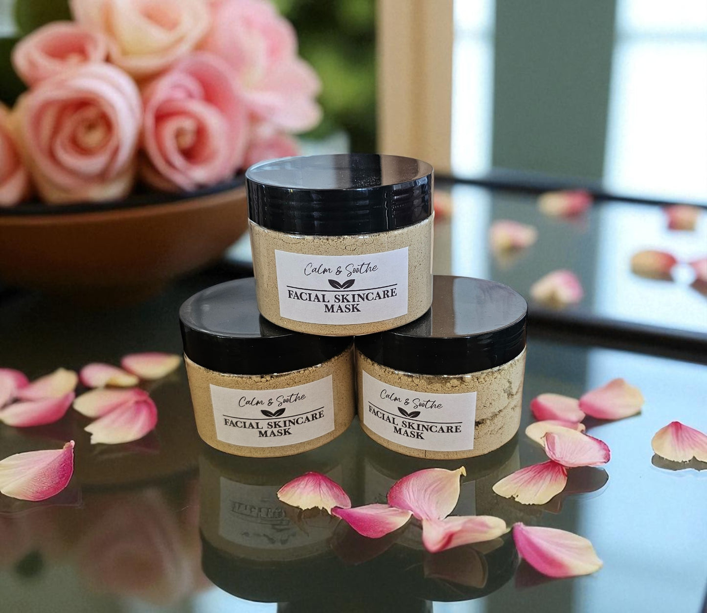 Calm and Soothe Herbal Facial Mask (4oz jar)