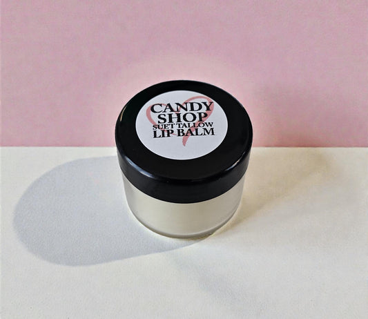 Suet Tallow Lip Balm (Candy Shop) 1oz container