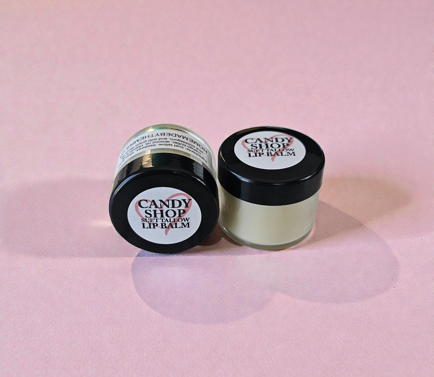 Suet Tallow Lip Balm (Candy Shop) 1oz container