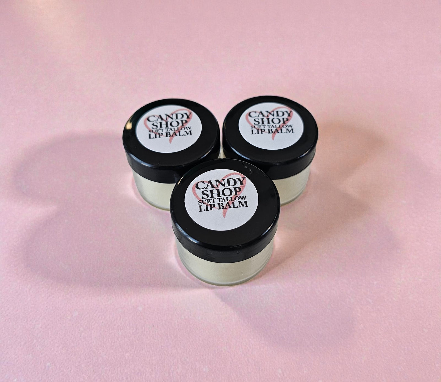 Suet Tallow Lip Balm (Candy Shop) 1oz container