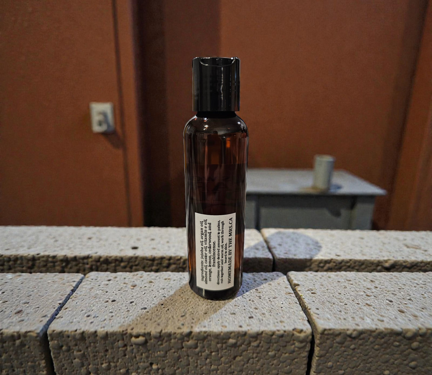 Beard Oil (Citrus Woods) 4oz Amber Squeeze Bottle