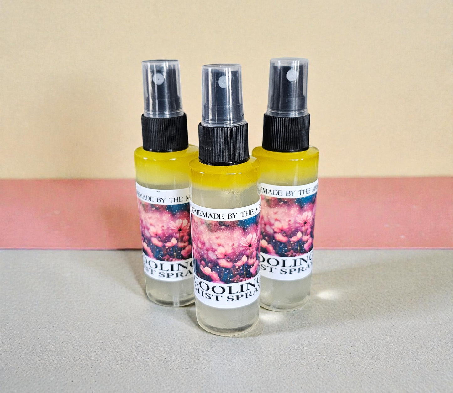 Cooling Mist Spray (2oz Clear Misting Bottle)