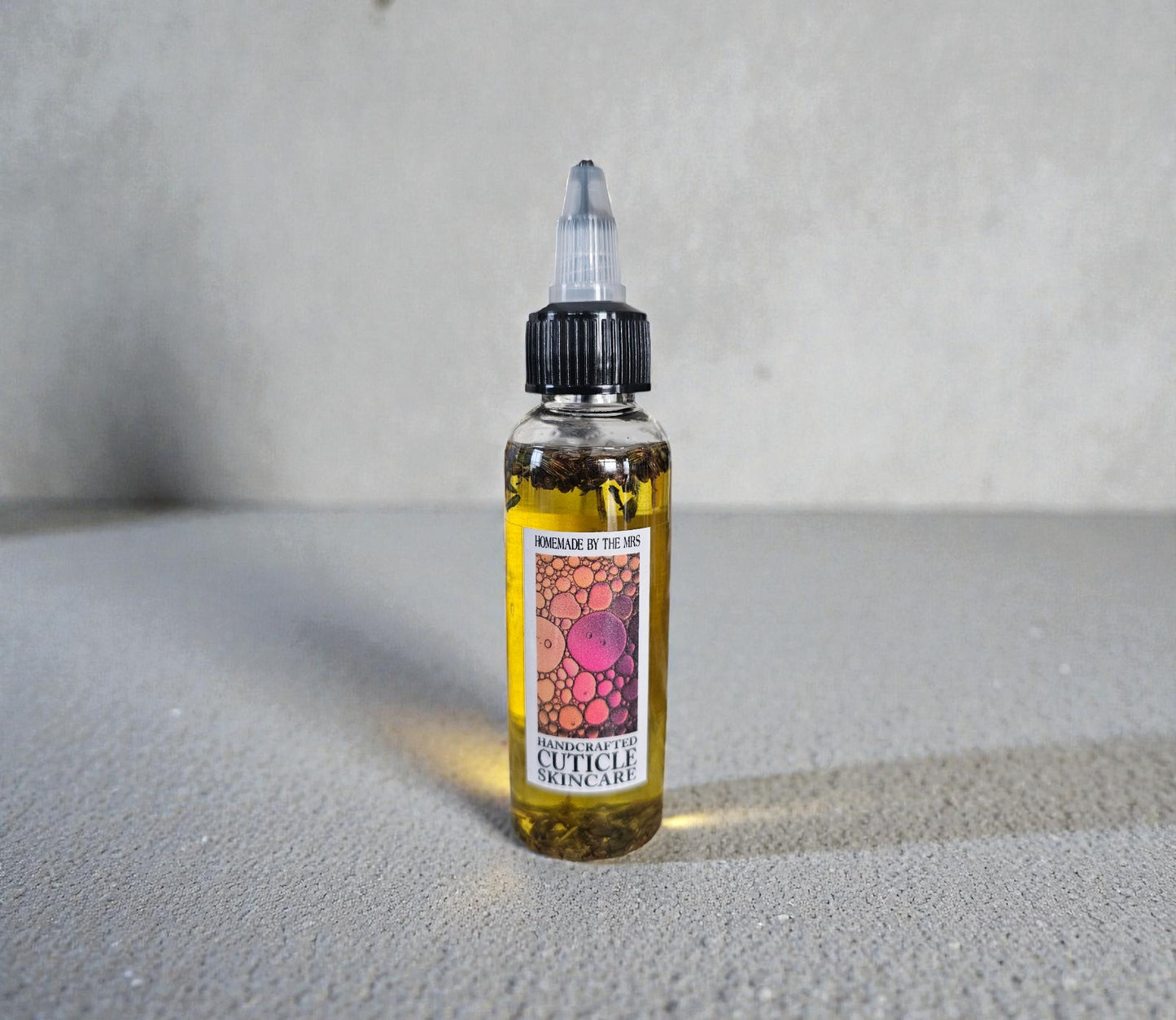 Handcrafted Cuticle Oil - 2oz Clear Squeeze Bottle