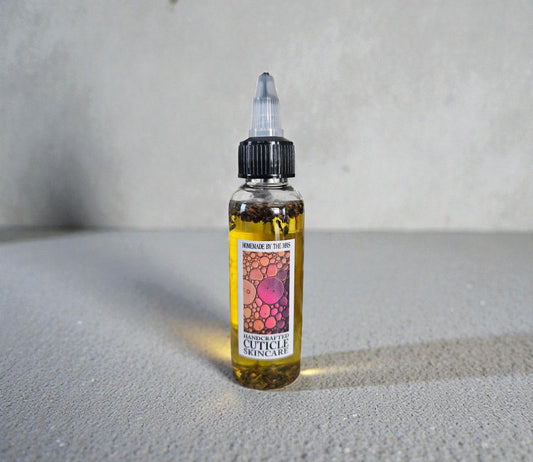 Handcrafted Cuticle Oil - 2oz Clear Squeeze Bottle