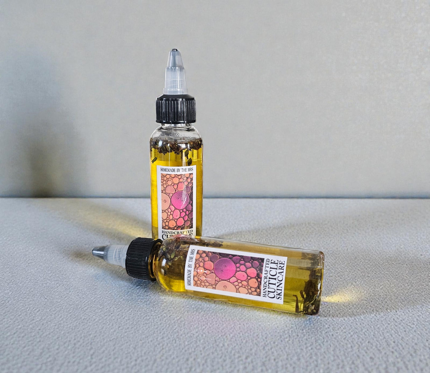 Handcrafted Cuticle Oil - 2oz Clear Squeeze Bottle