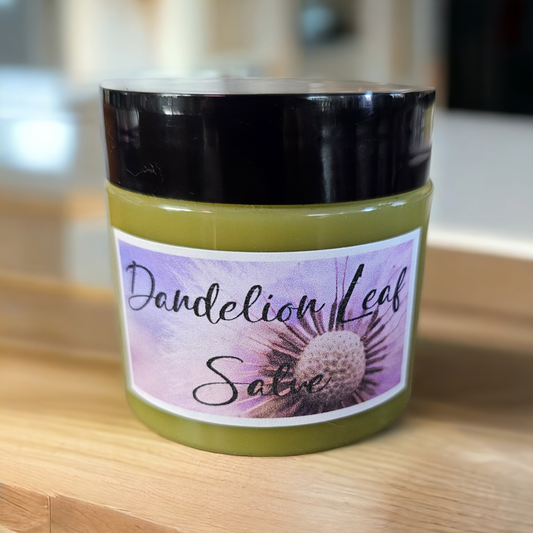 Dandelion Leaf Salve 2oz / Baume aux Feuilles de Pissenlit – 2oz