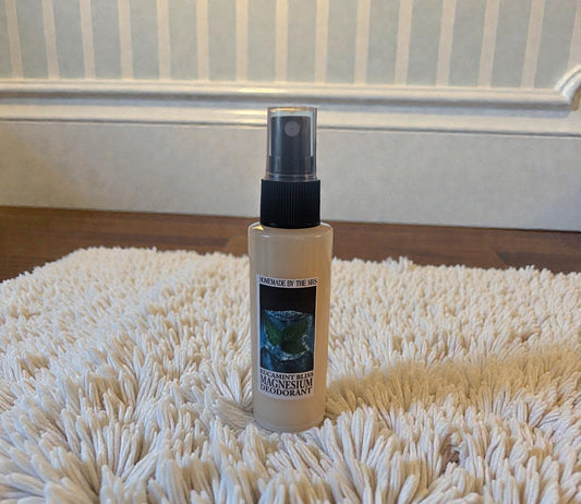 Eucamint Bliss Aloe and Magnesium Hydroxide Deodorant Spray (2oz clear misting spray bottle)