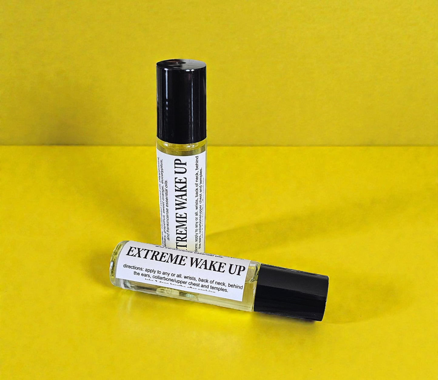 Botanical Wellness Rollers (Extreme Wake Up) 10ml Amber Roller Applicator