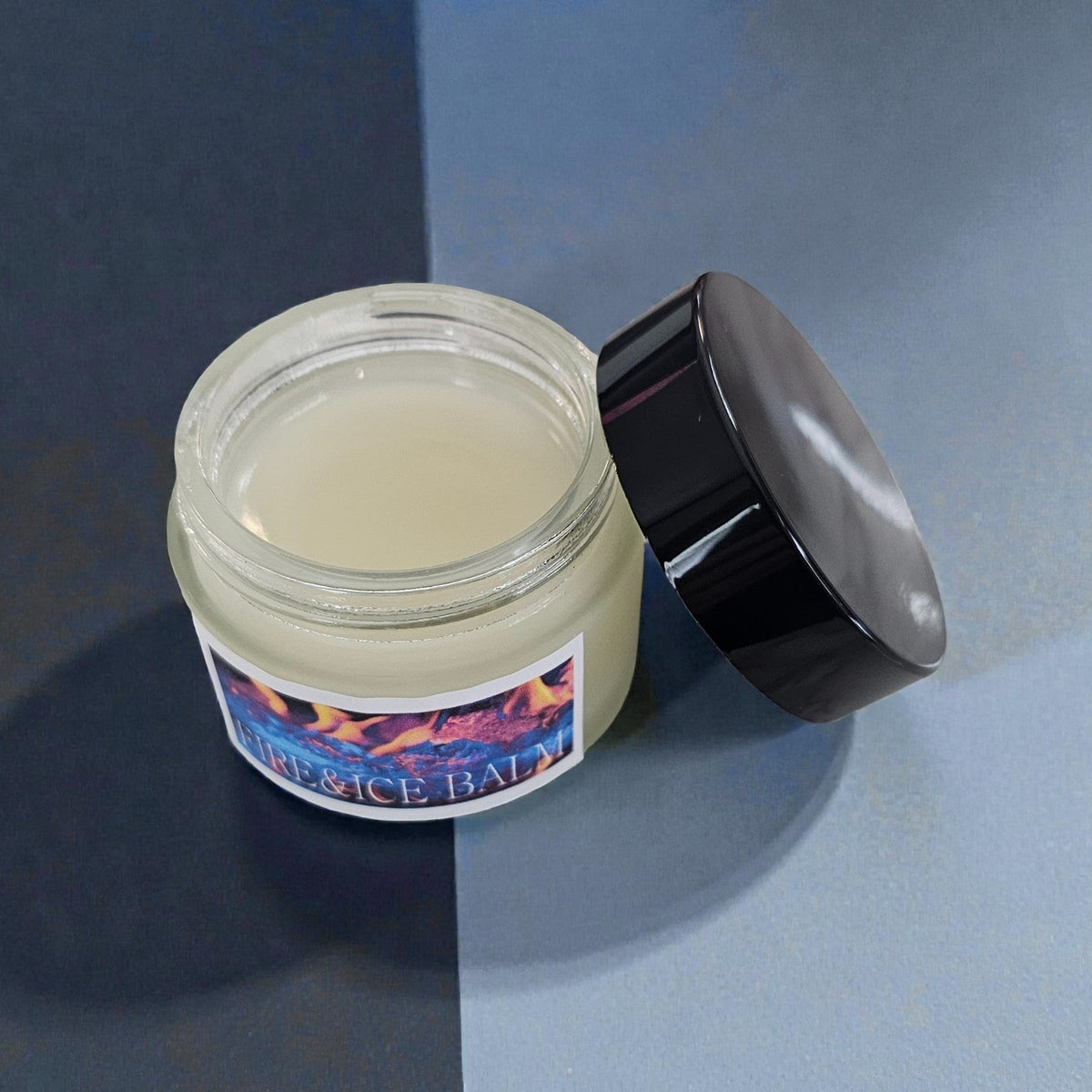 Fire Balm Muscle and Joint Pain Relief (Fire & Ice Balm) 2oz frosted glass conta ...