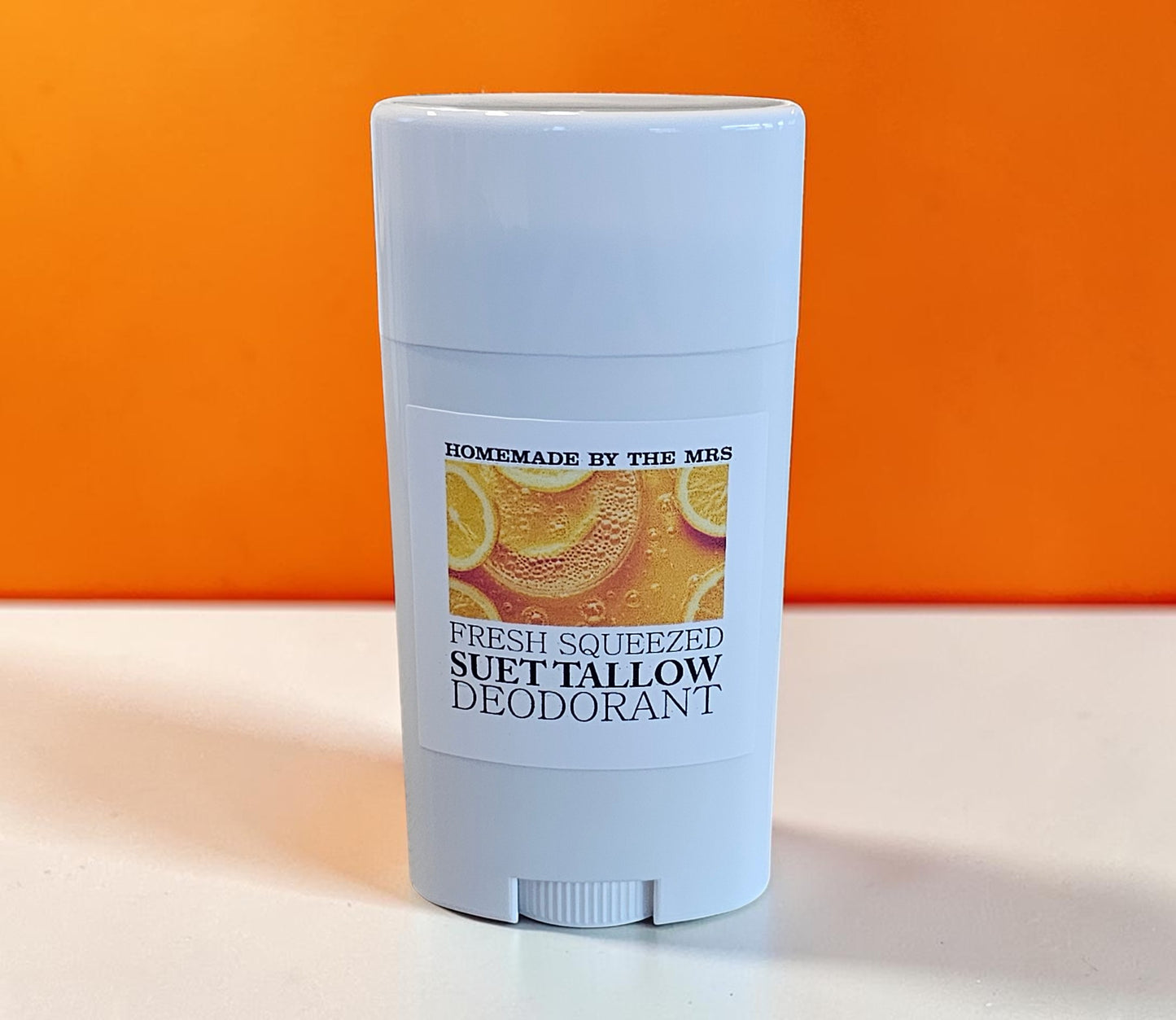 Deodorant Suet Tallow Magnesium (Fresh Squeezed) 2.5oz Plastic Applicator