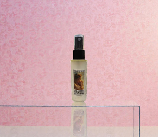 Deodorant Aloe and Magnesium Spray (Gentle Goddess) 2oz clear misting spray bottle