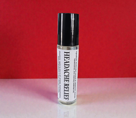 Botanical Wellness Rollers (Headache Relief) 10ml Amber Roller Applicator