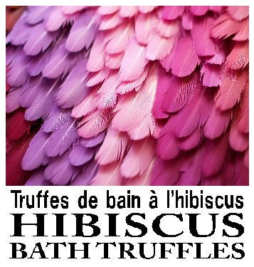 Hibiscus Bath Truffles (12 pack) / Truffes de Bain à l'Hibiscus (paquet de 12)