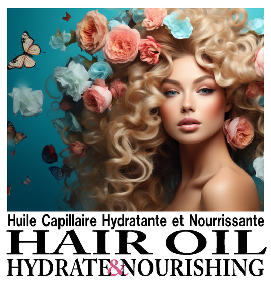 Hydrate Nourishing Hair Oils 75ml / Huiles Capillaires Nourrissantes et Hydratantes – 75ml