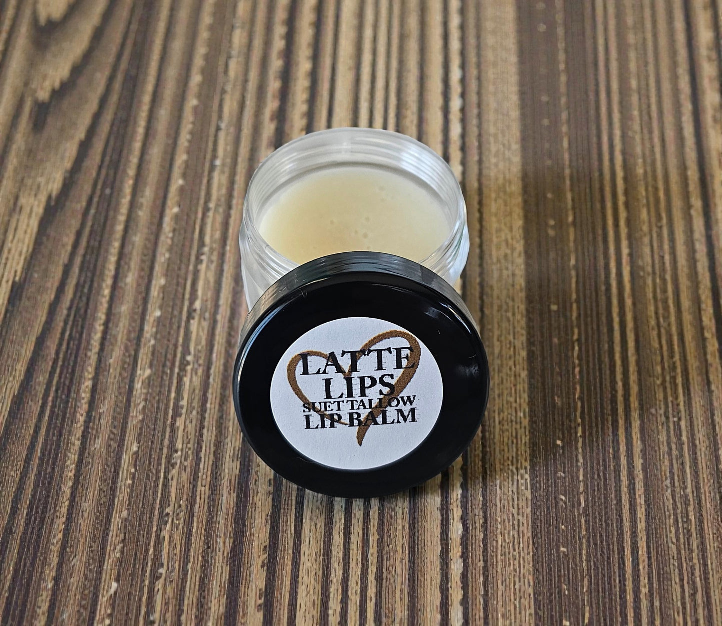 Suet Tallow Lip Balm (Latte Lips) 1oz container