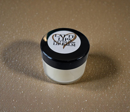Suet Tallow Lip Balm (Latte Lips) 1oz container