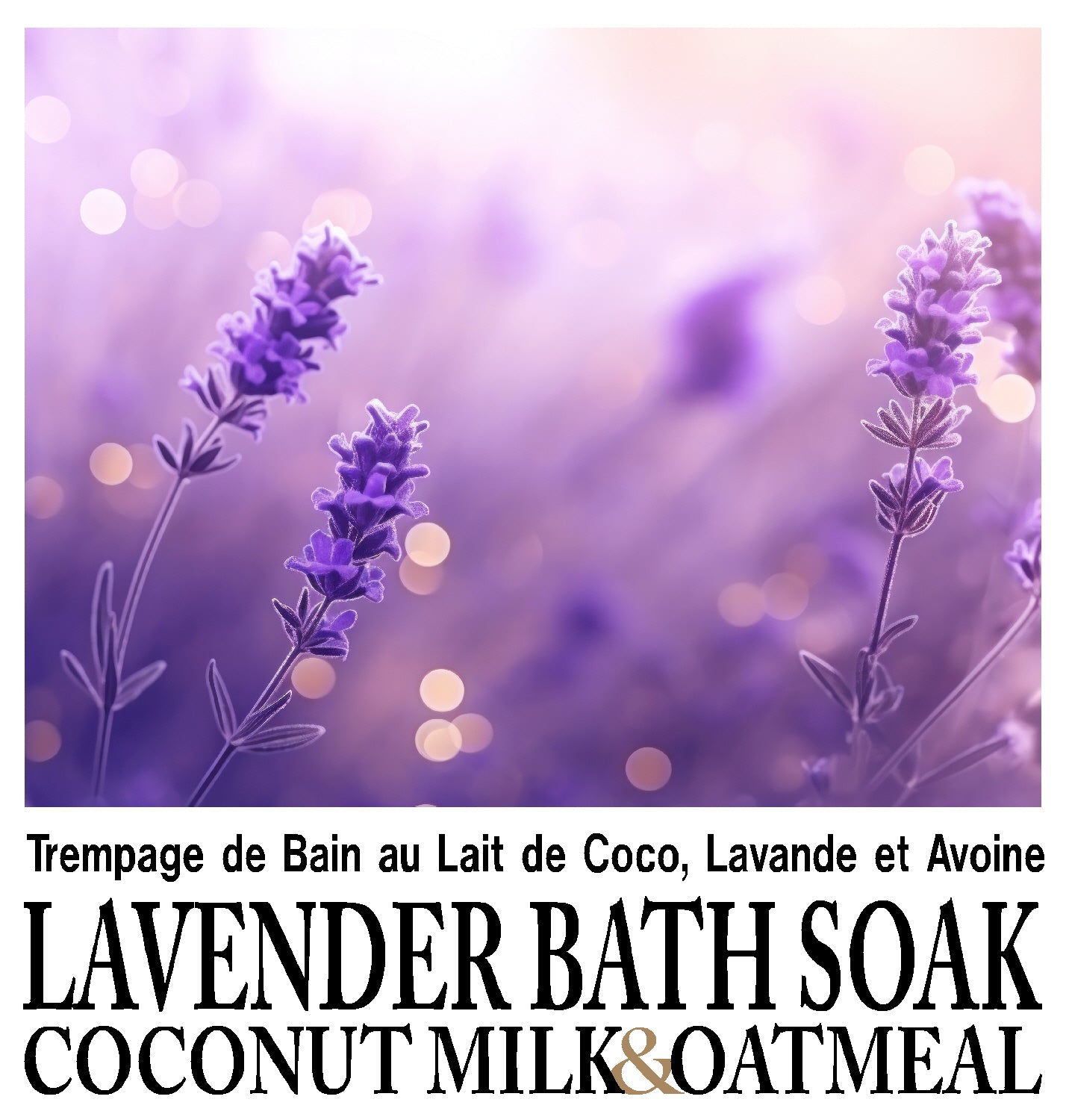 Coconut Milk Oatmeal Bath Soak (20oz Bag) / Bain Lait de Coco et Avoine (Sac de 20 oz)